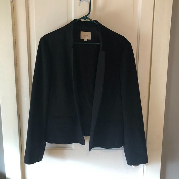 LOFT Jackets & Blazers - LOFT Sz 18 open-style Black blazer